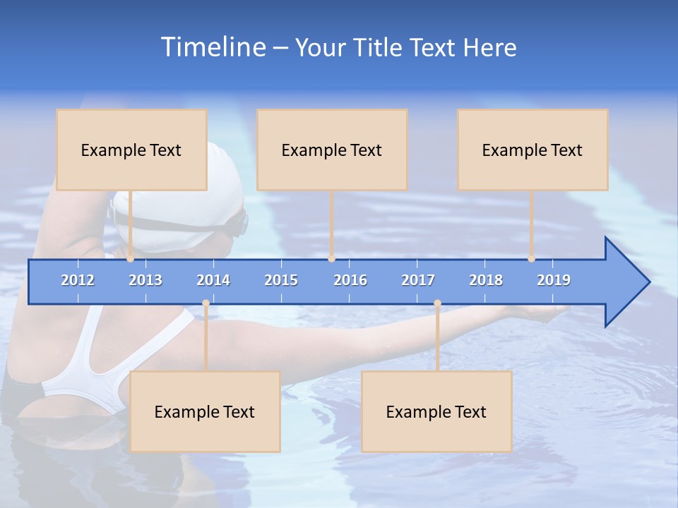 Athlete Fit Stretching PowerPoint Template