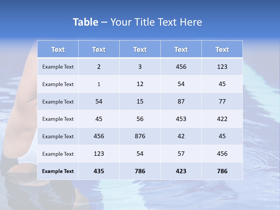 Athlete Fit Stretching PowerPoint Template