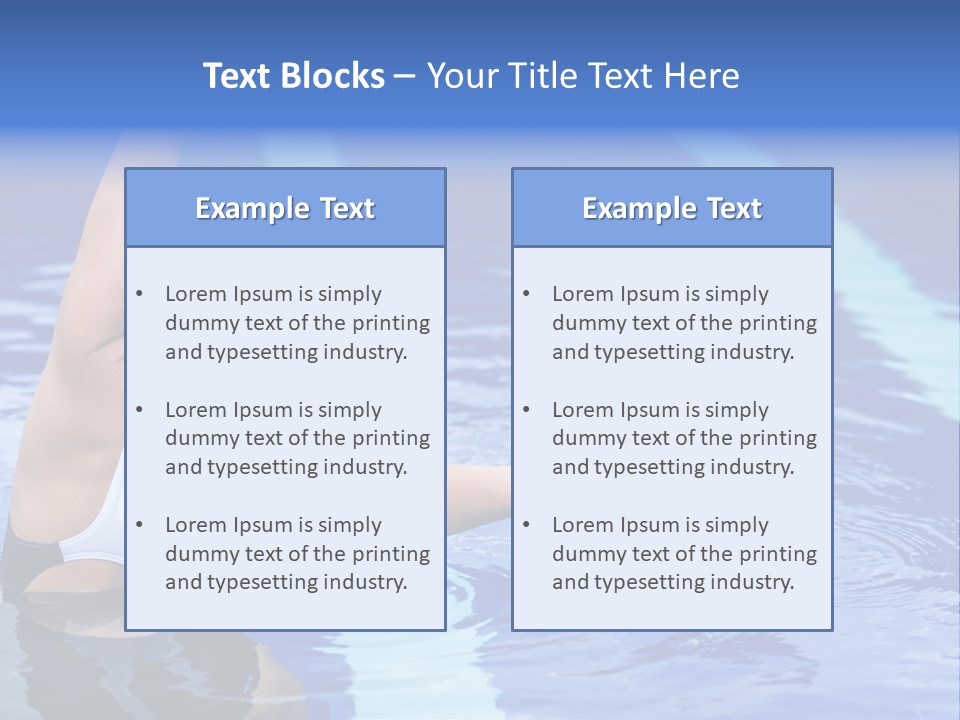 Athlete Fit Stretching PowerPoint Template