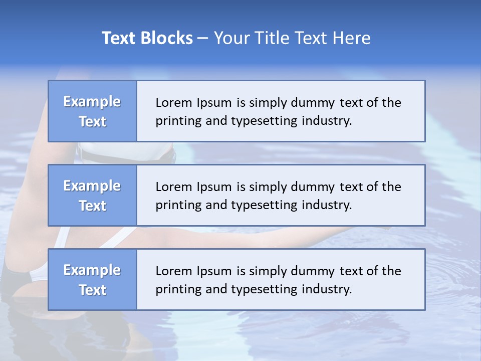 Athlete Fit Stretching PowerPoint Template