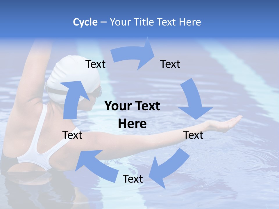 Athlete Fit Stretching PowerPoint Template