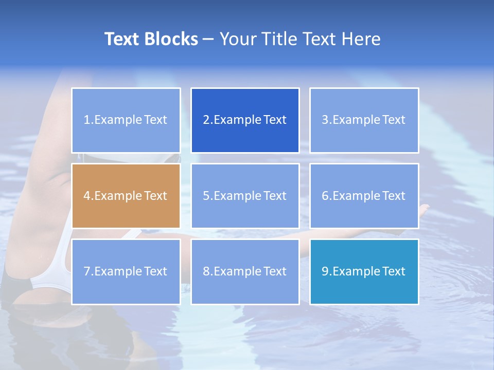 Athlete Fit Stretching PowerPoint Template