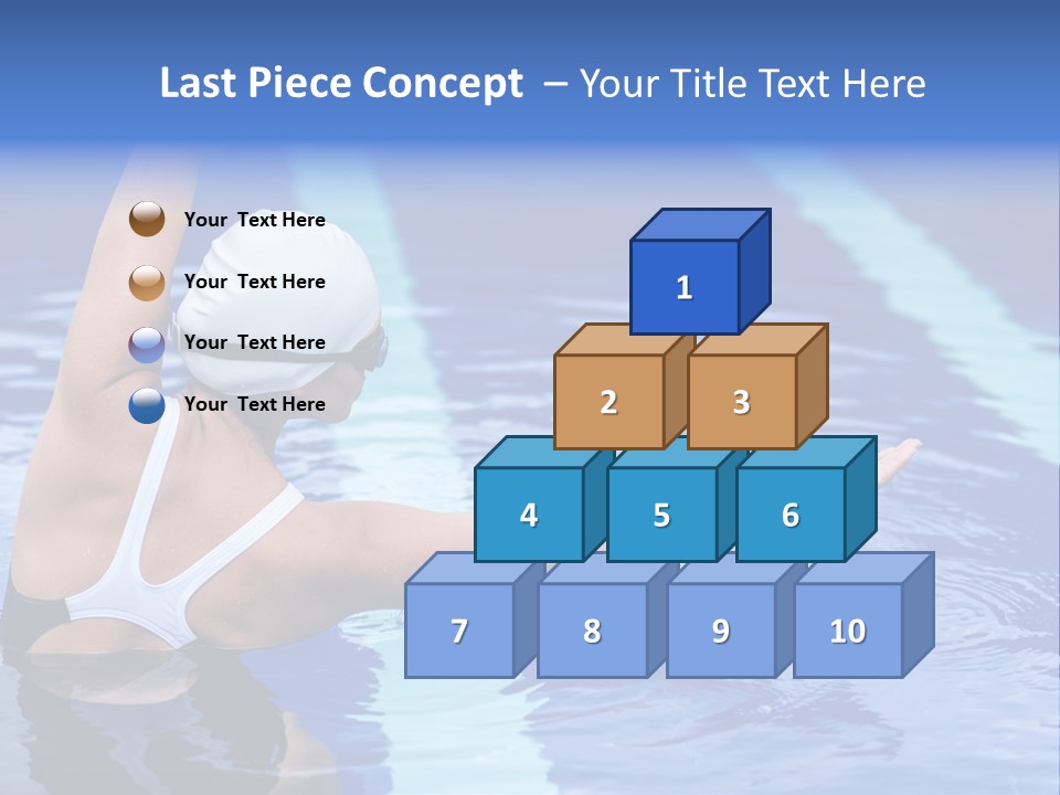 Athlete Fit Stretching PowerPoint Template