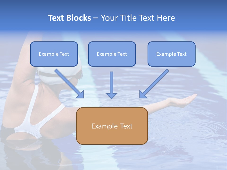 Athlete Fit Stretching PowerPoint Template