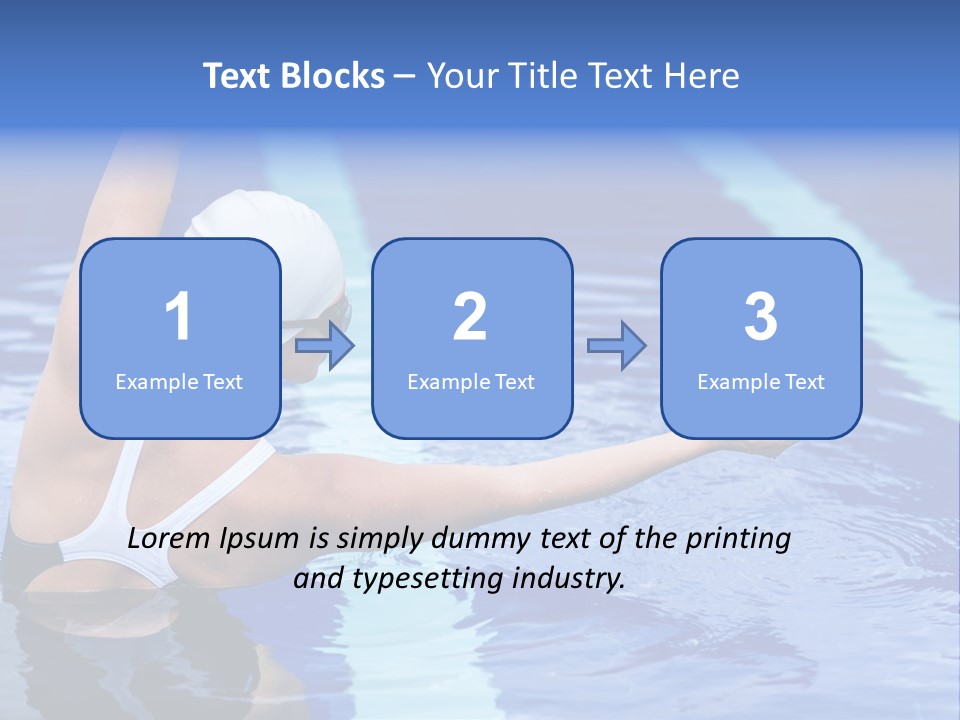 Athlete Fit Stretching PowerPoint Template