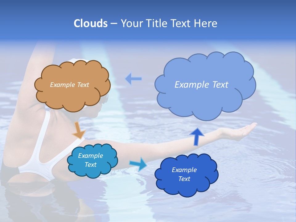 Athlete Fit Stretching PowerPoint Template