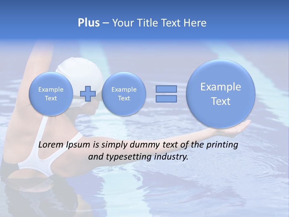 Athlete Fit Stretching PowerPoint Template