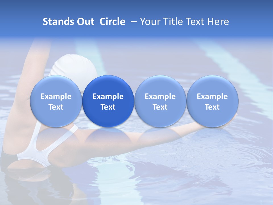 Athlete Fit Stretching PowerPoint Template