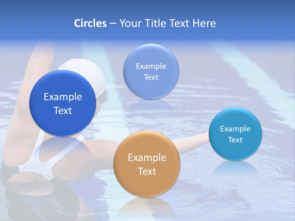 Athlete Fit Stretching PowerPoint Template