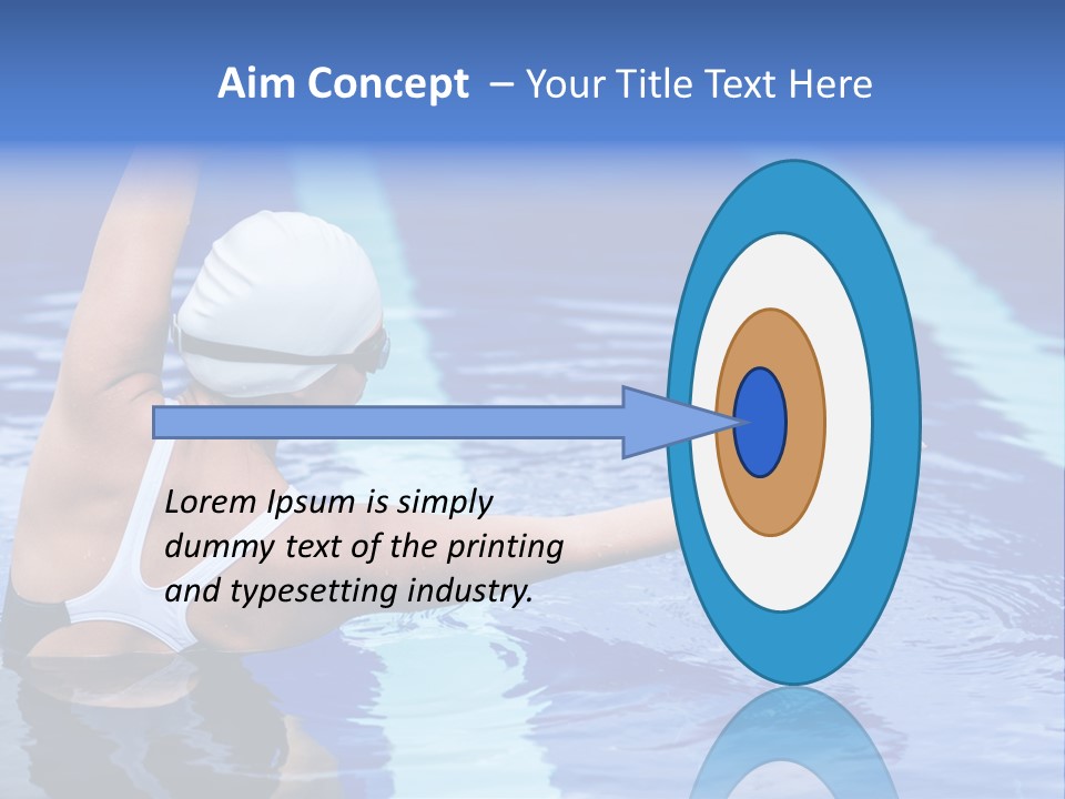 Athlete Fit Stretching PowerPoint Template