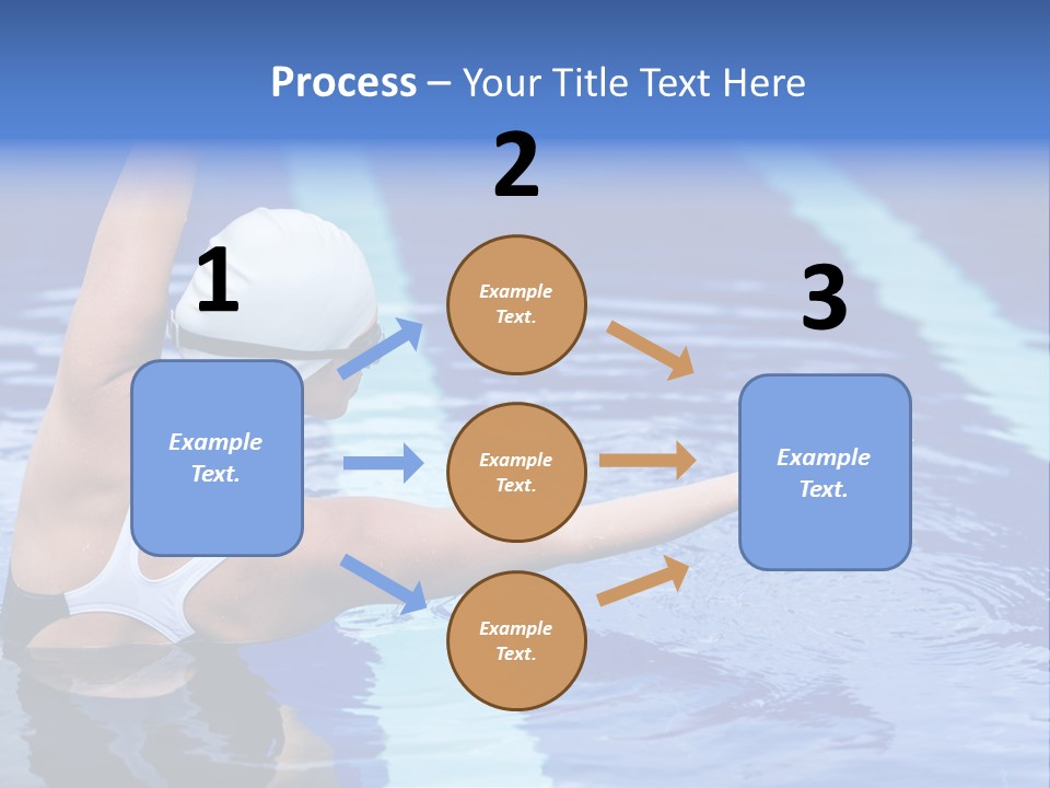 Athlete Fit Stretching PowerPoint Template