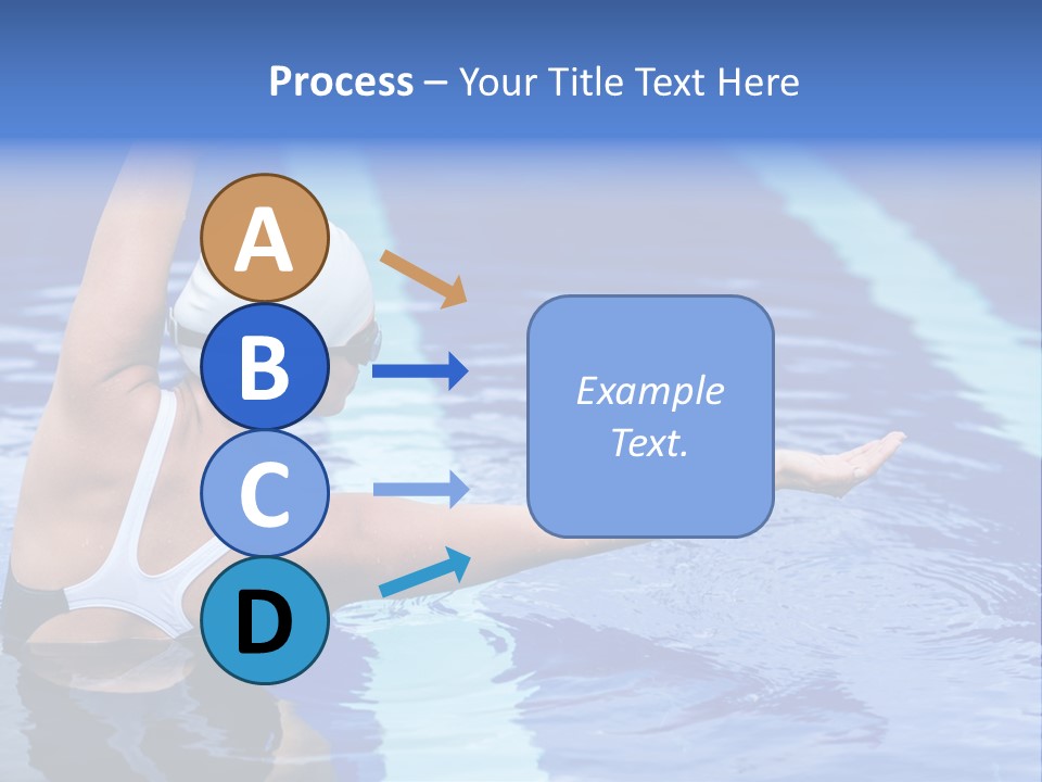 Athlete Fit Stretching PowerPoint Template