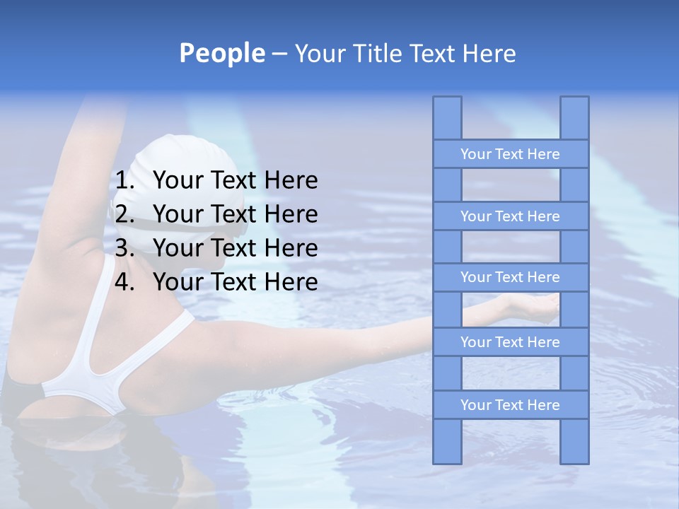 Athlete Fit Stretching PowerPoint Template