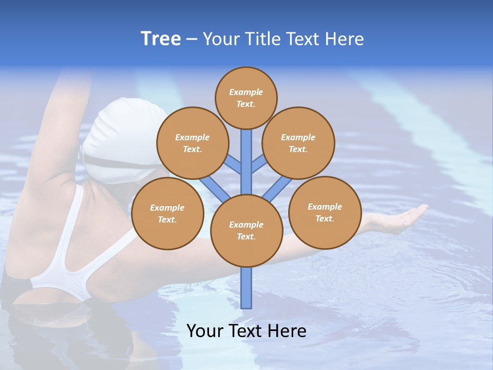 Athlete Fit Stretching PowerPoint Template