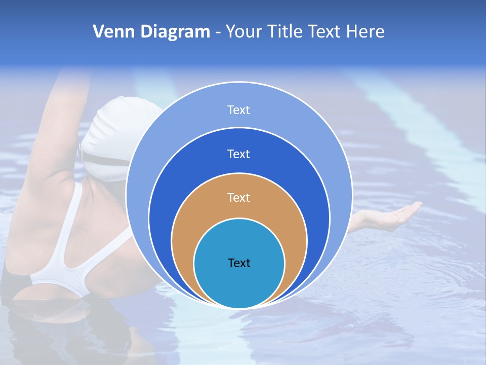 Athlete Fit Stretching PowerPoint Template