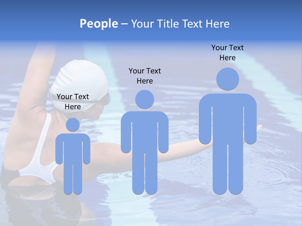 Athlete Fit Stretching PowerPoint Template