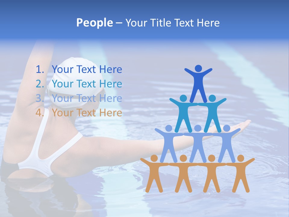 Athlete Fit Stretching PowerPoint Template