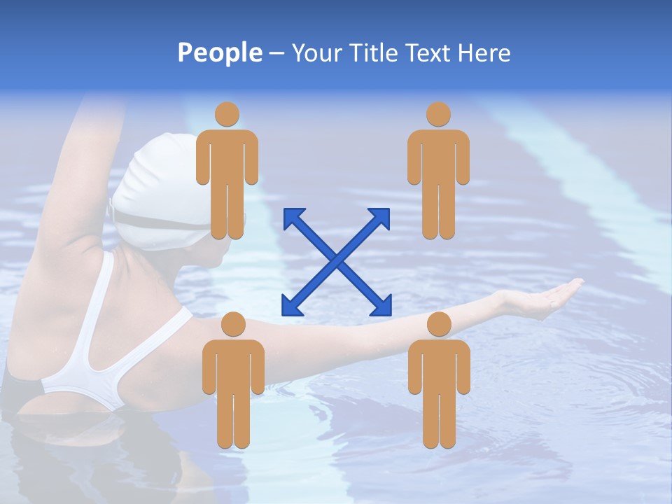 Athlete Fit Stretching PowerPoint Template