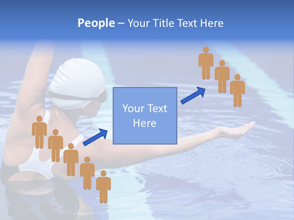 Athlete Fit Stretching PowerPoint Template