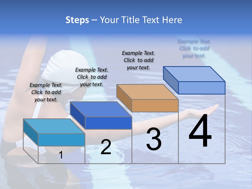 Athlete Fit Stretching PowerPoint Template