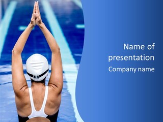 Athletic Girl Woman PowerPoint Template