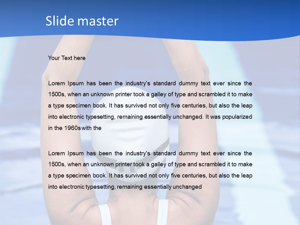 Athletic Girl Woman PowerPoint Template