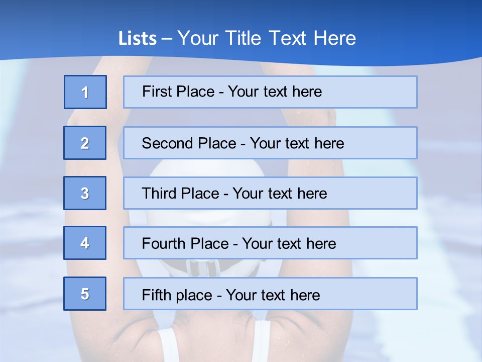 Athletic Girl Woman PowerPoint Template