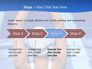 Athletic Girl Woman PowerPoint Template