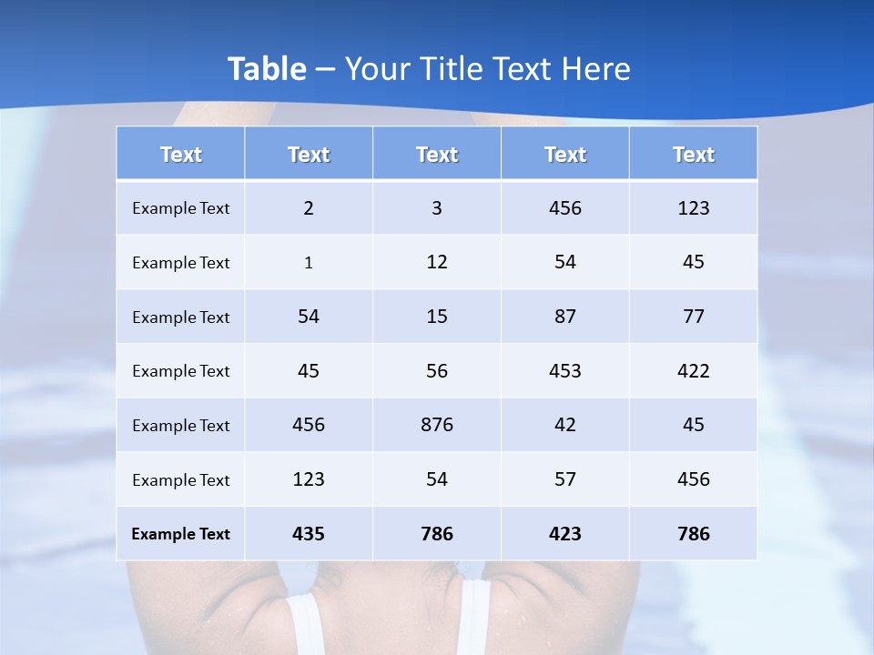 Athletic Girl Woman PowerPoint Template