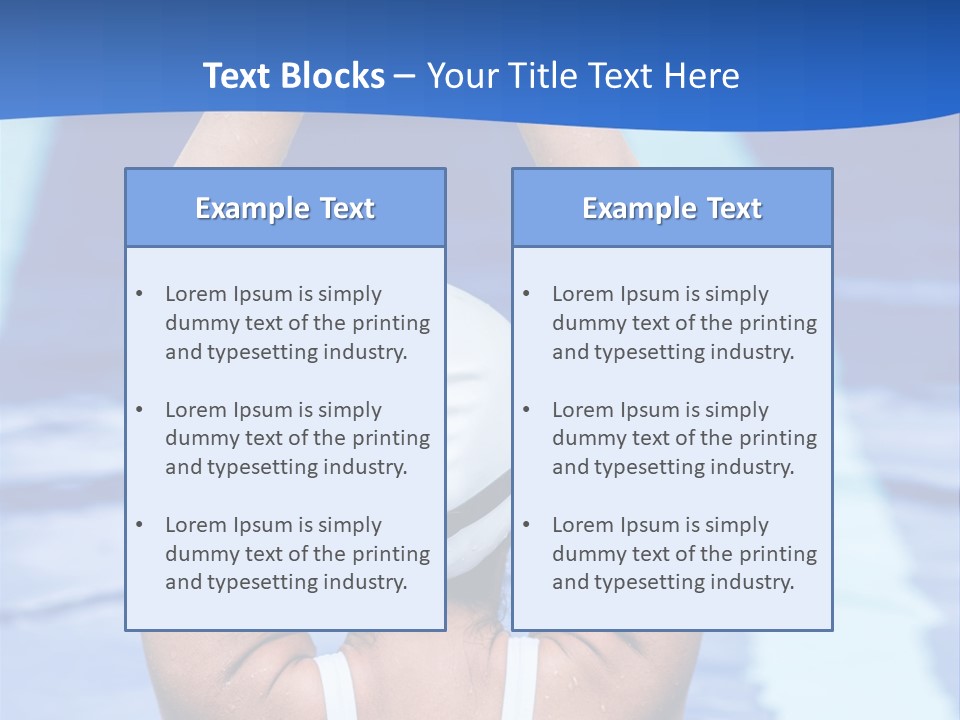 Athletic Girl Woman PowerPoint Template