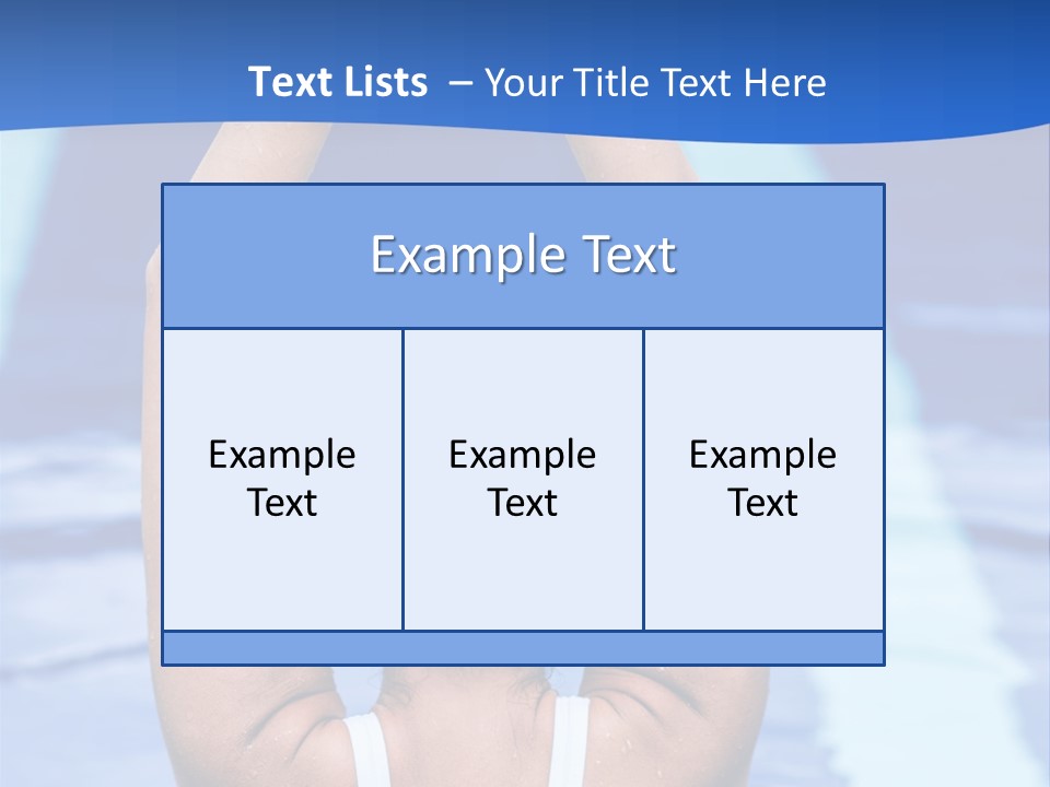 Athletic Girl Woman PowerPoint Template
