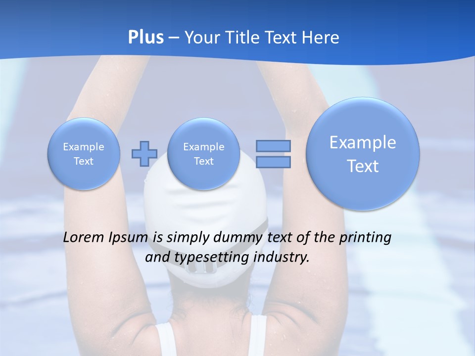 Athletic Girl Woman PowerPoint Template