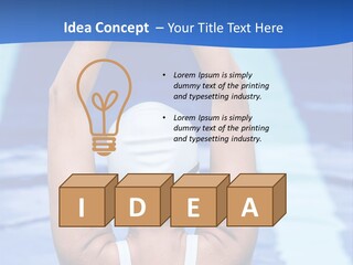 Athletic Girl Woman PowerPoint Template