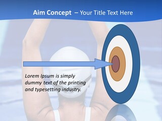 Athletic Girl Woman PowerPoint Template