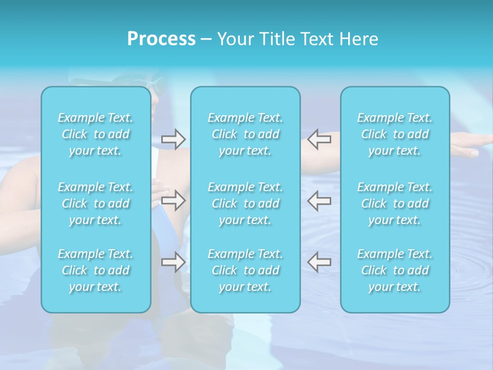 Sportive Goggles Synchronized PowerPoint Template
