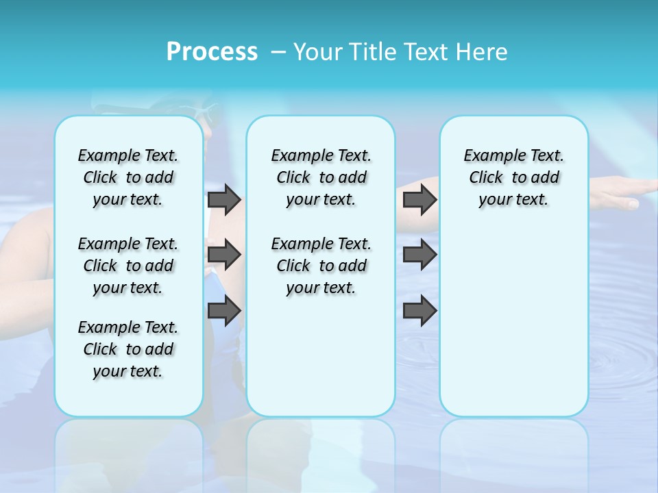 Sportive Goggles Synchronized PowerPoint Template