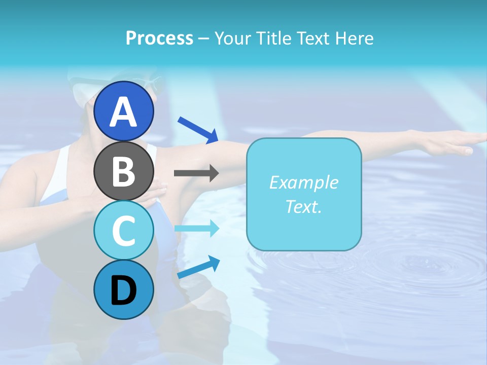 Sportive Goggles Synchronized PowerPoint Template
