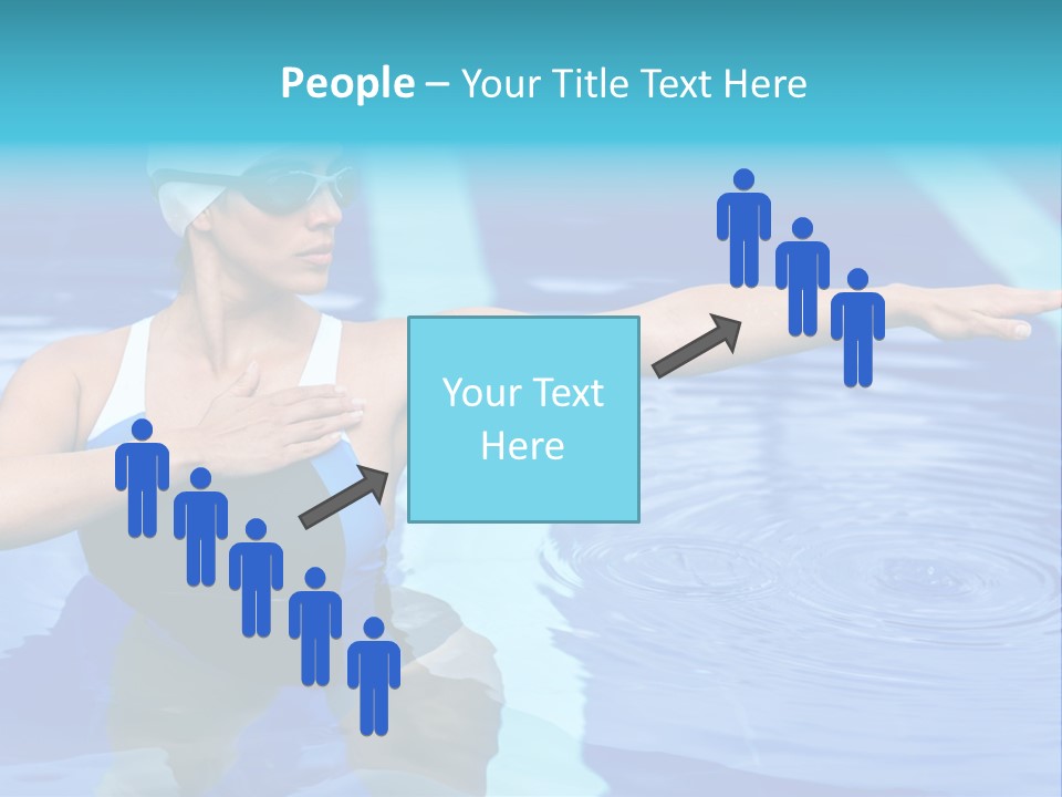 Sportive Goggles Synchronized PowerPoint Template