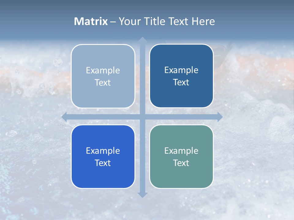 Young Swimmer Female PowerPoint Template