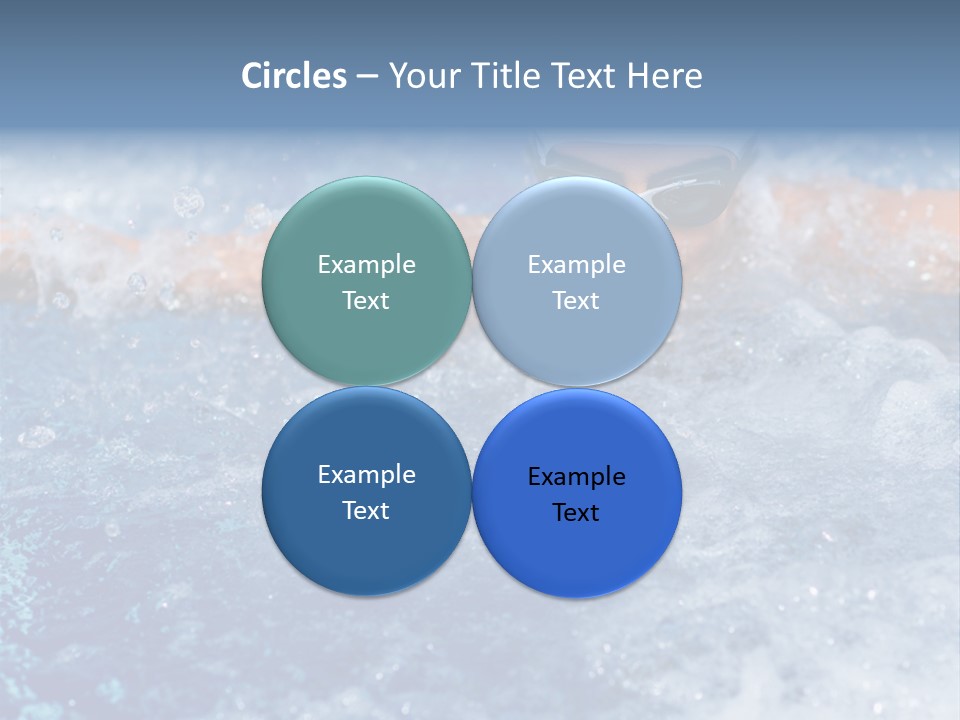 Young Swimmer Female PowerPoint Template