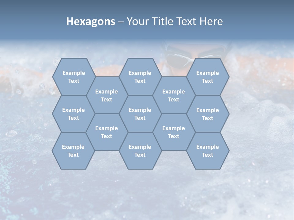 Young Swimmer Female PowerPoint Template