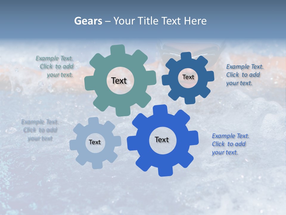 Young Swimmer Female PowerPoint Template