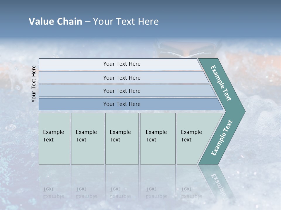 Young Swimmer Female PowerPoint Template