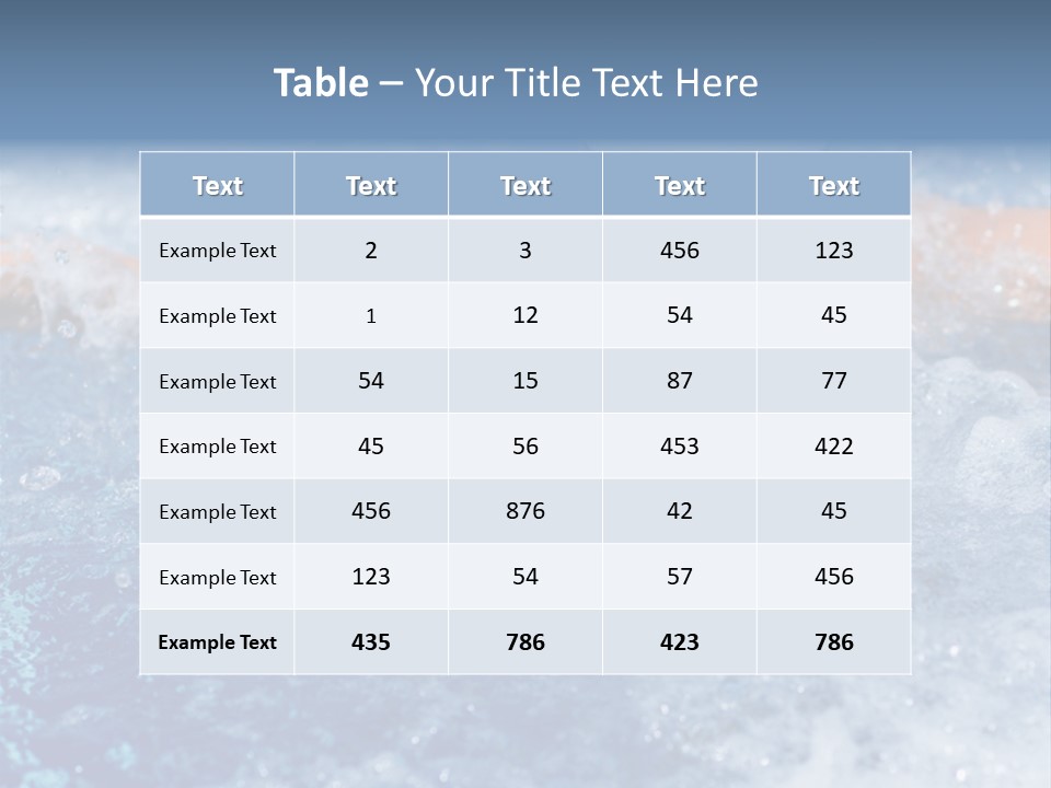 Young Swimmer Female PowerPoint Template