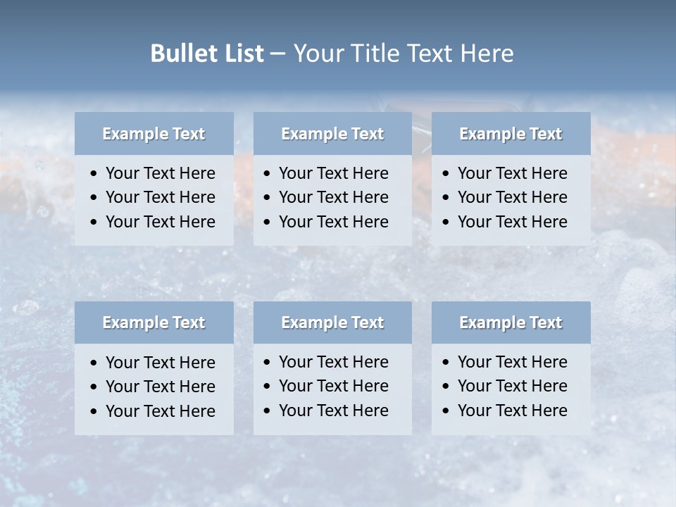 Young Swimmer Female PowerPoint Template