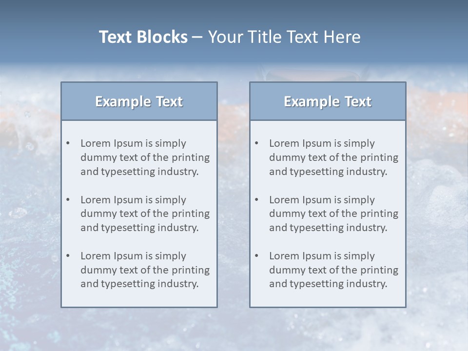 Young Swimmer Female PowerPoint Template