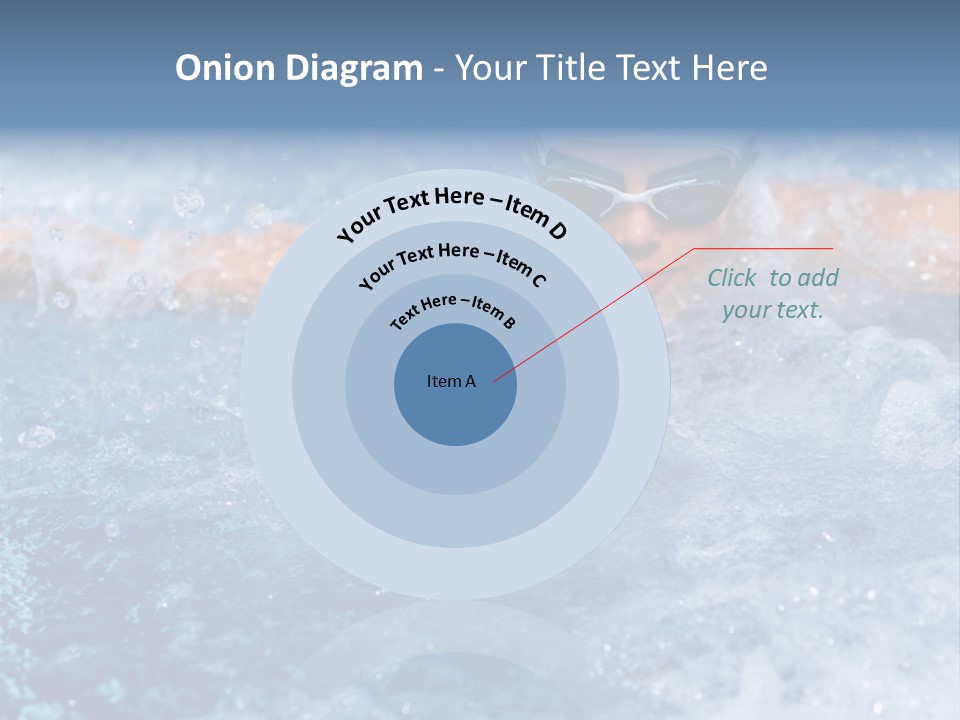 Young Swimmer Female PowerPoint Template