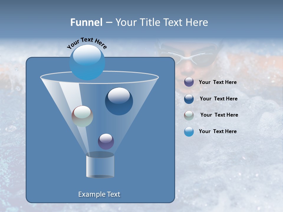 Young Swimmer Female PowerPoint Template