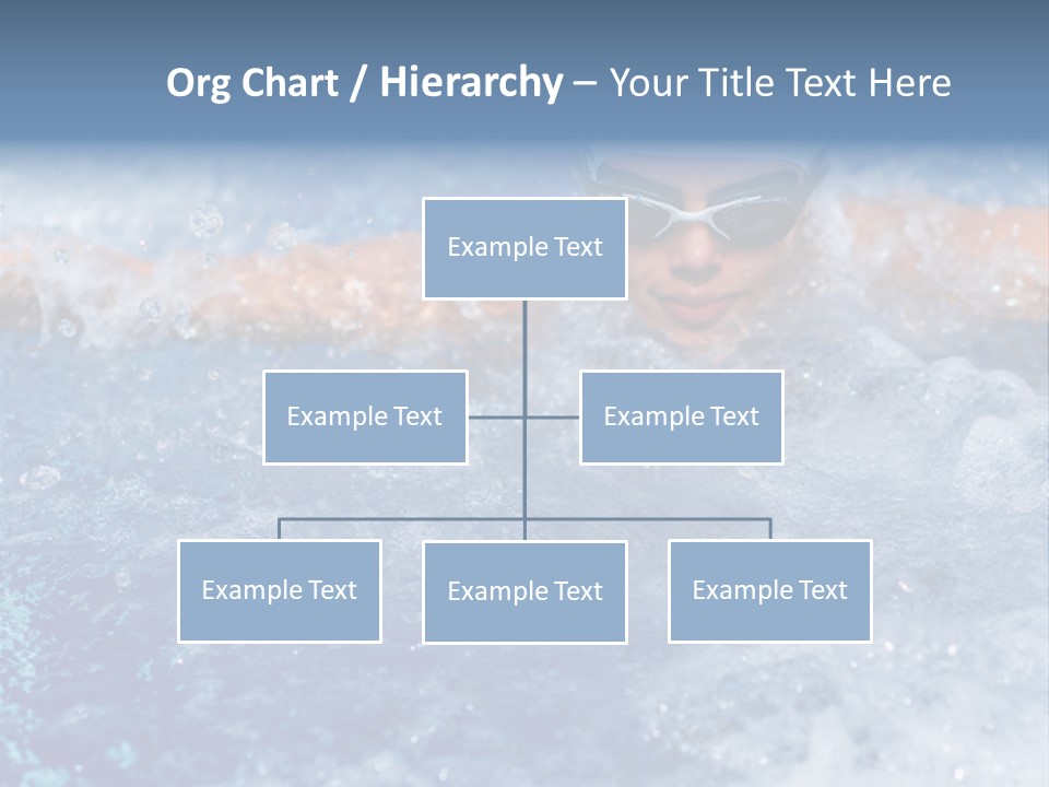 Young Swimmer Female PowerPoint Template