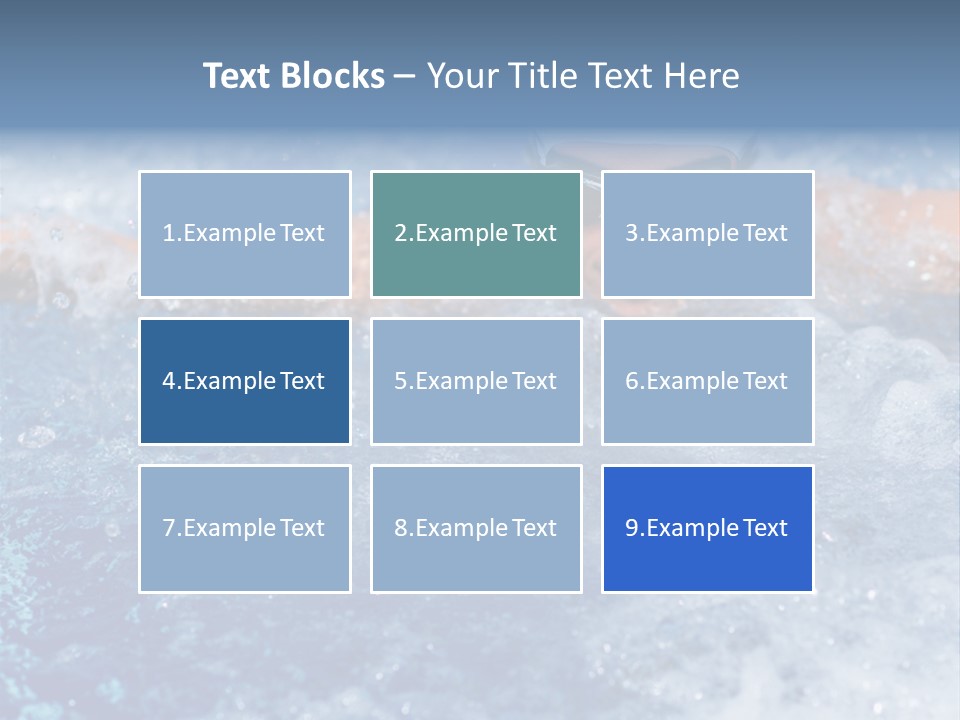 Young Swimmer Female PowerPoint Template